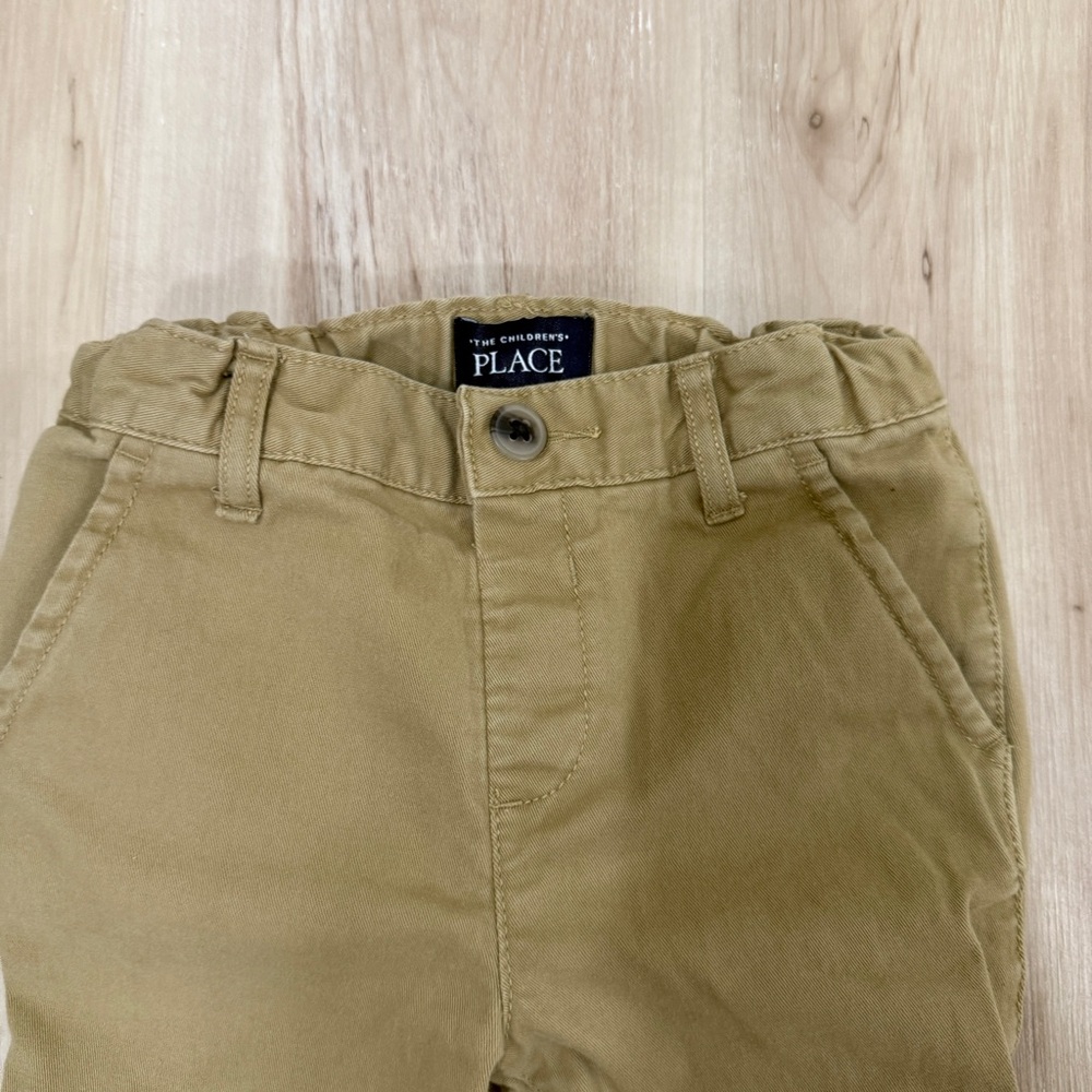 The Children's Place Tan Kids Chino Pants Size 3T - Picture 2 of 4